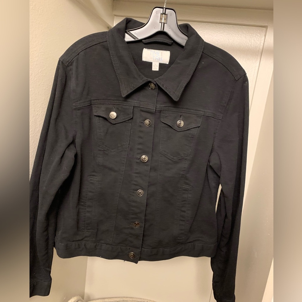 Black jean jacket